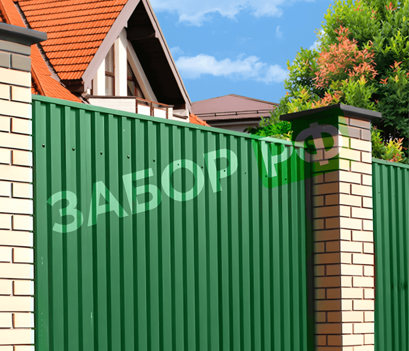 Забор на участке