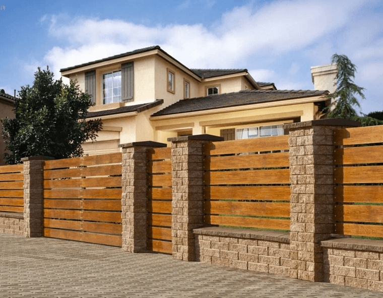 Фотография забора с участка