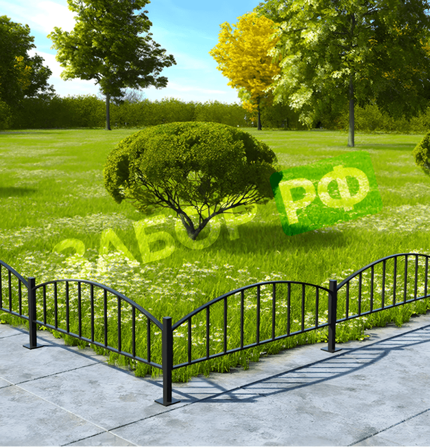 Зелёный забор