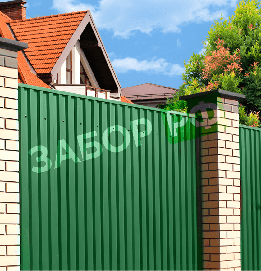 Зелёный забор