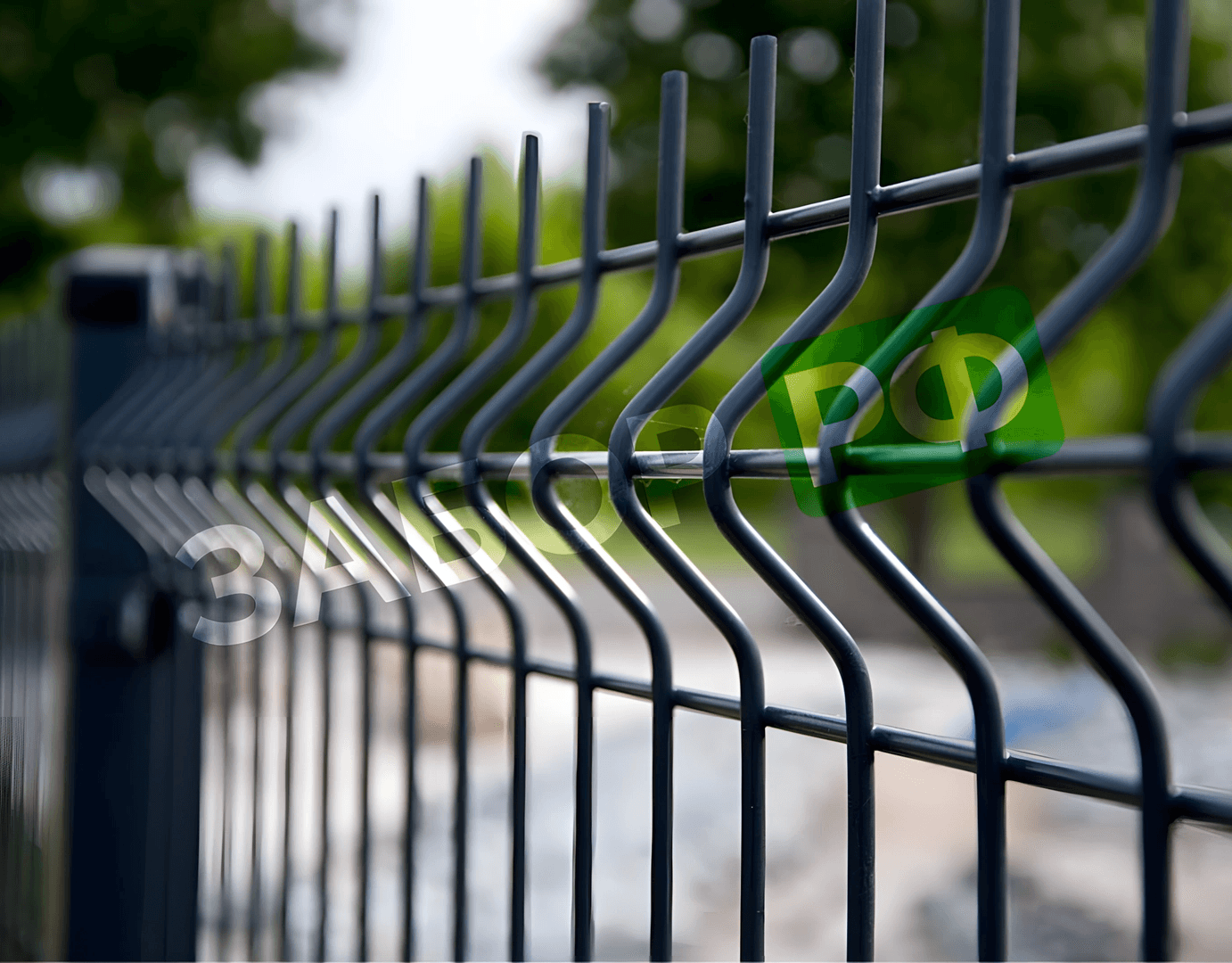 Фотография забора с участка