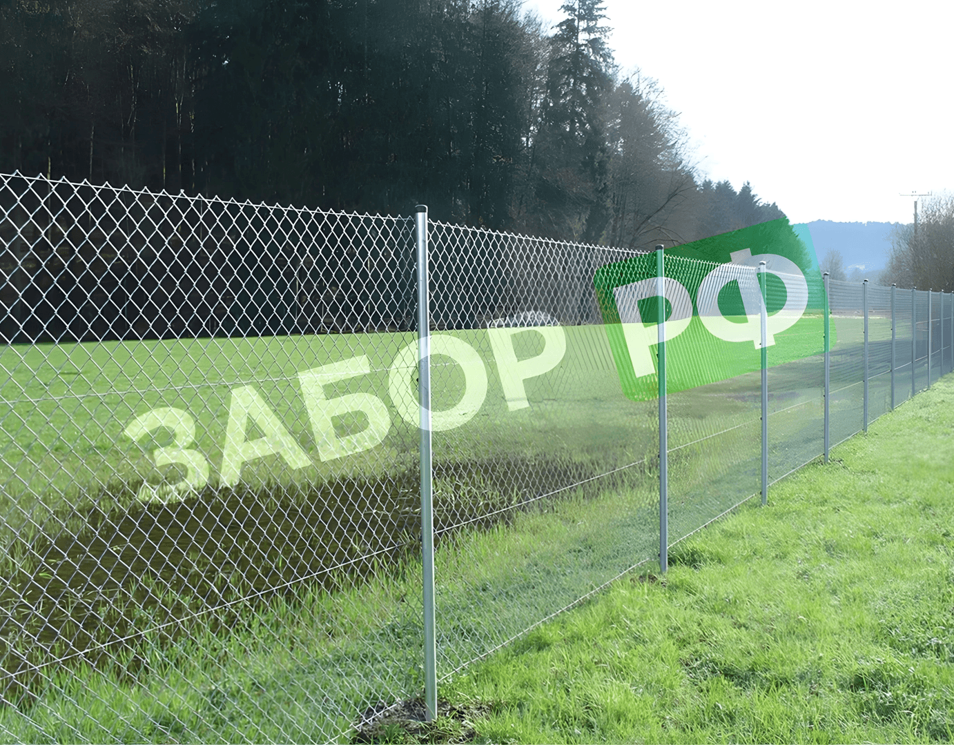 Фотография забора с участка