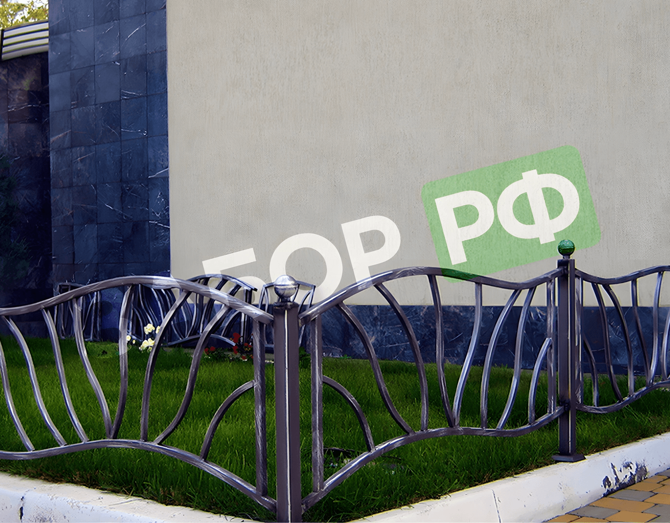 Фотография забора с участка