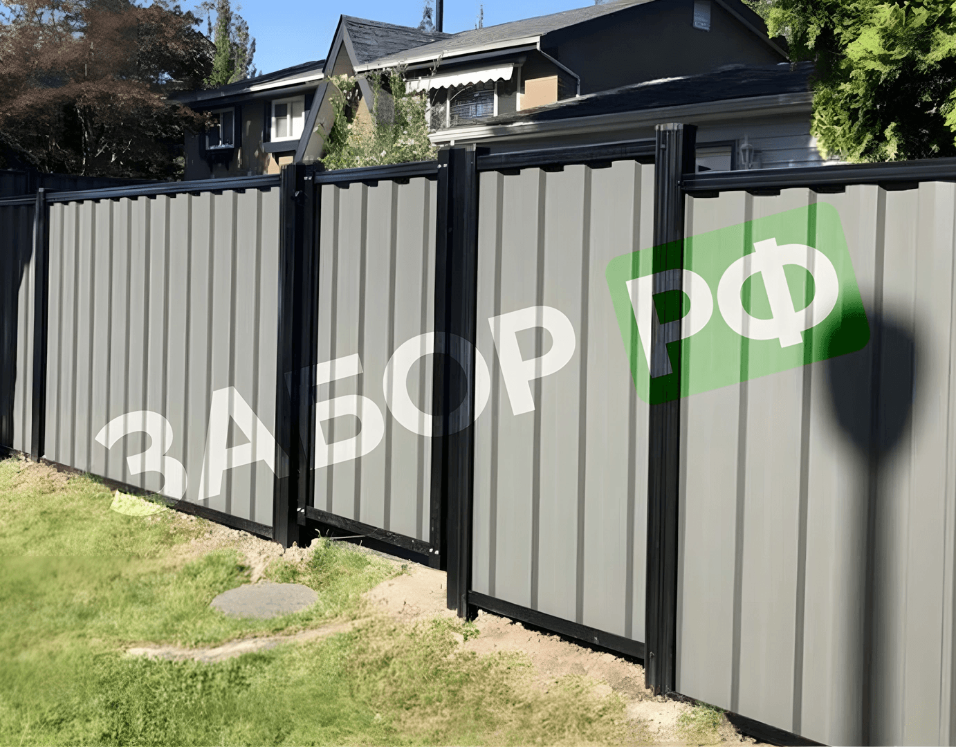 Фотография забора с участка