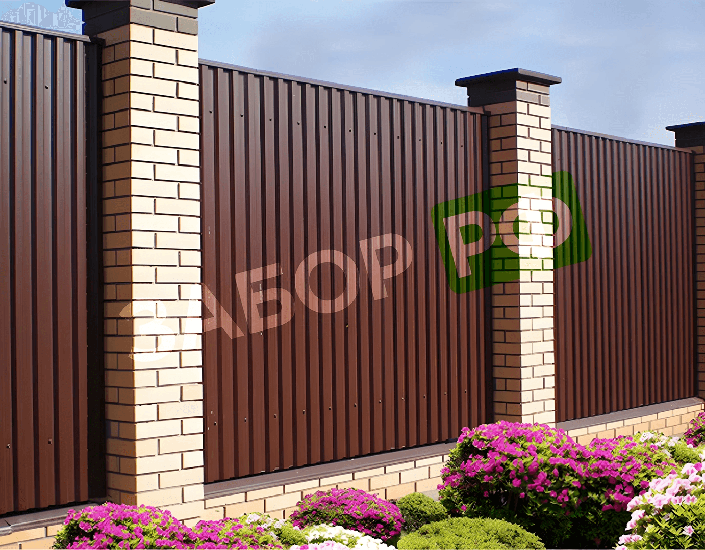 Фотография забора с участка