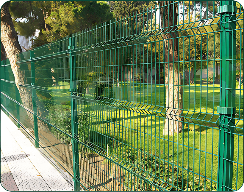 Забор из 3D сетки