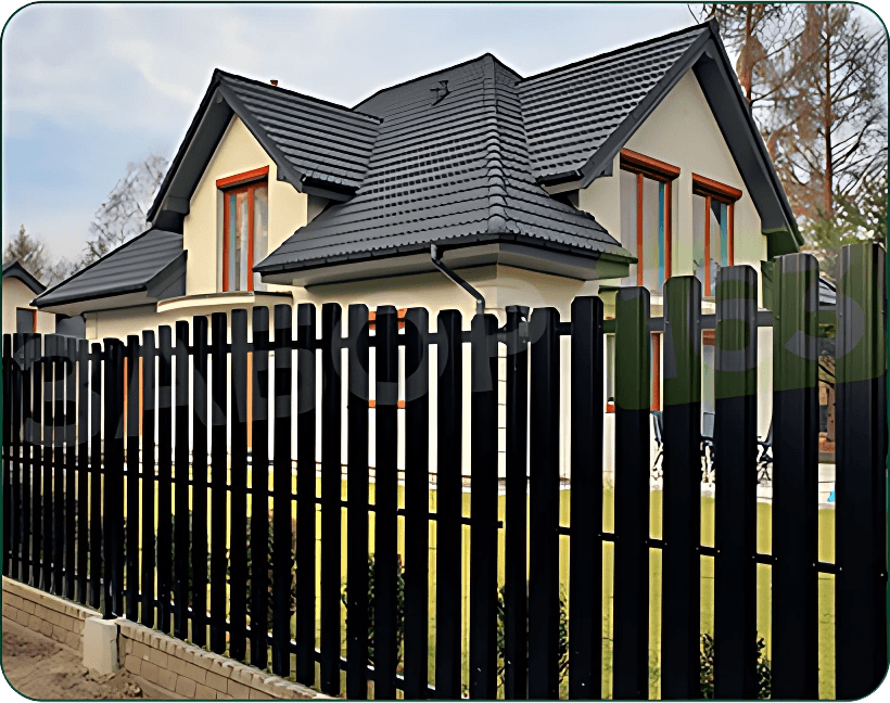 Забор из штакетника