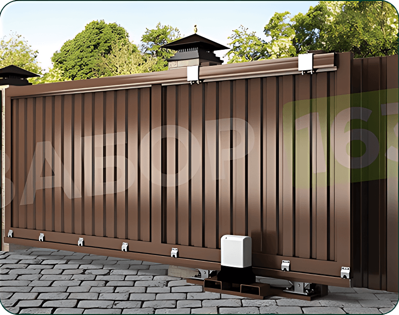 Ворота из профнастила