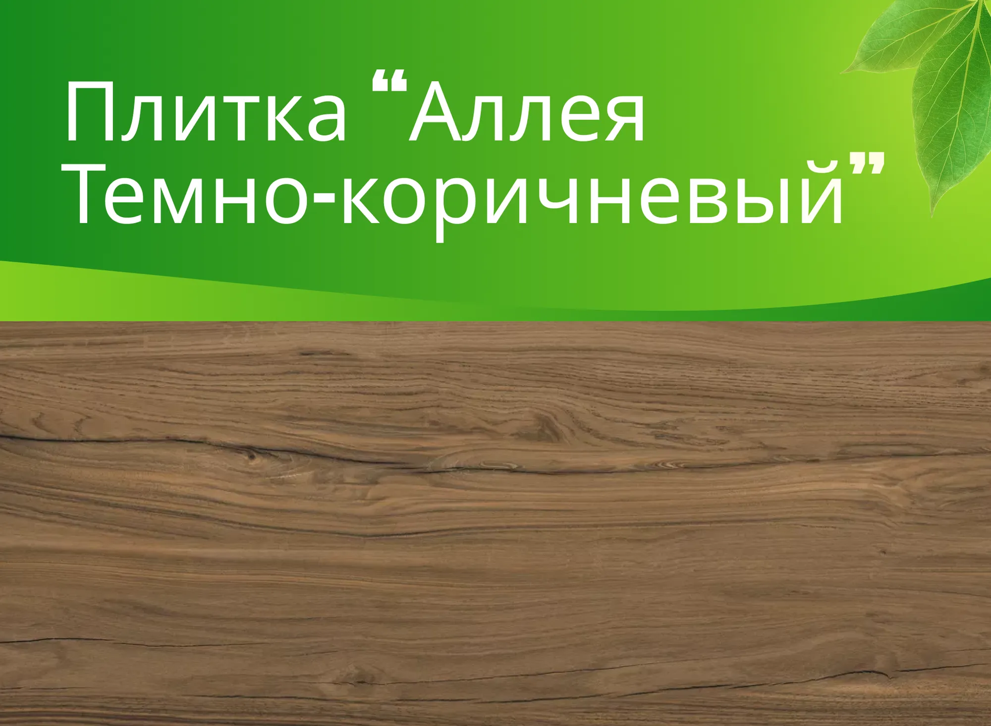 Керамогранит Аллея темно-коричневый (Alleya Dark Brown) K-2104/SR (600x1200)